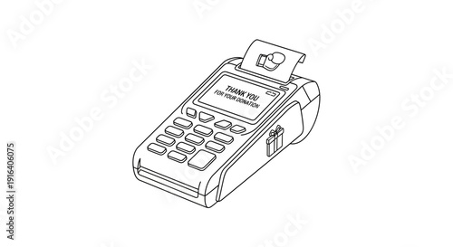 Payment Terminal Receipt Printing Thank You Message