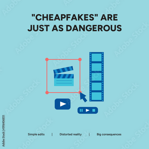 Cheapfakes are just as dangerous, with simple edits distorting reality and having big consequences.