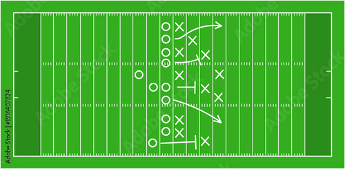 Hand draw strategy game, tactics for American football, ice hockey, field hockey, soccer, football, basketball, handball, sketched marker, isolated design elements.