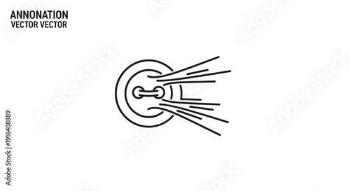 Button with Threads Blowing in Wind, Sewing Concept, Creative Design