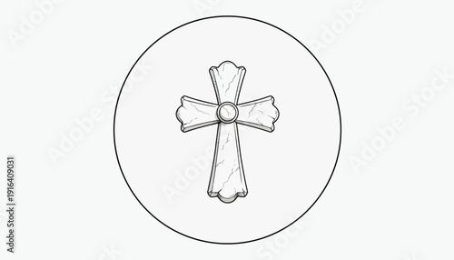 Christian Cross Symbol, Religious Icon, Faith and Spirituality