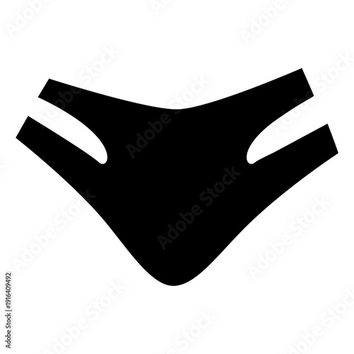 Underpants icon vector. Underwear  Illustration sign. Drawers symbol. pants logo.