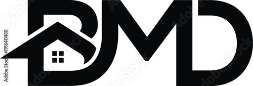 Letter BMD home logo