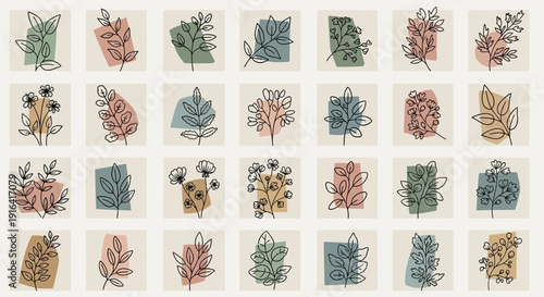 Abstract layered half circle design with pastel colors and white outline on beige background creating a modern and minimalist visual effect