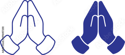 praying hands, silhouette, minimalist, black and white, vector art, simple, clean, geometric modern, digital illustration