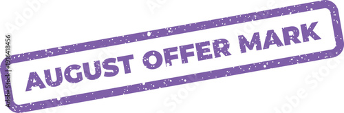 Distressed effect stamp used to designate a specific promotional campaign or a seasonal discount mark for customers