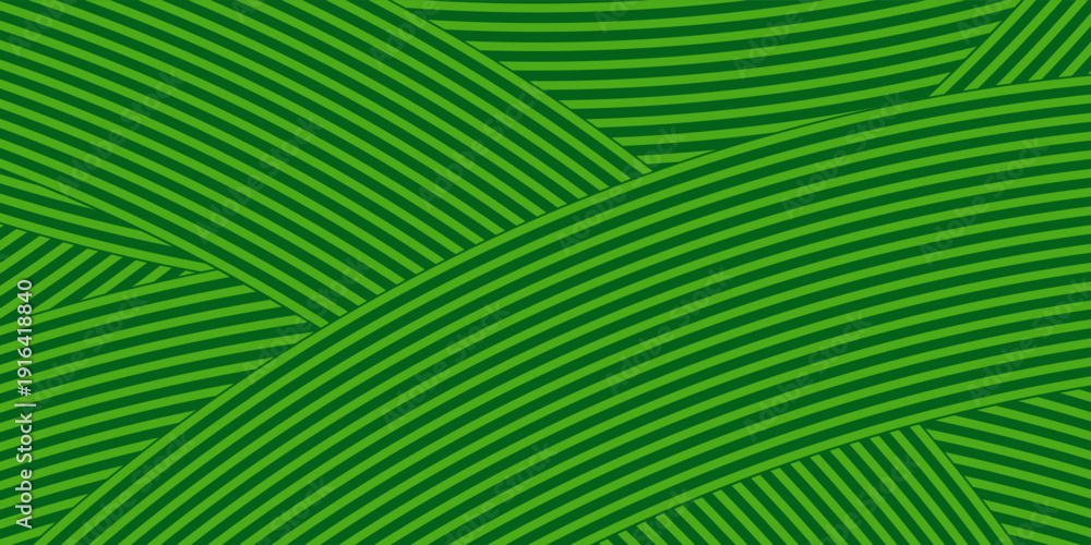 Obraz premium farm green banner, organic abstract background with fields. modern. vector illustration.