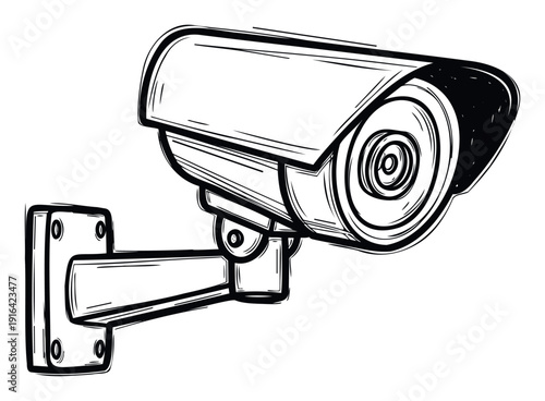 Robust security camera system providing vigilant outdoor observation for property protection and crime deterrence applications.