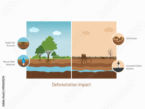 Deforestation Impact on Soil and Water Systems