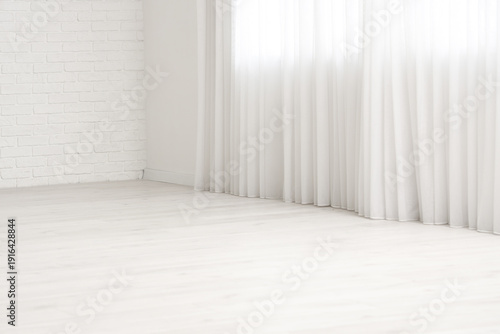 View of empty room with lam...