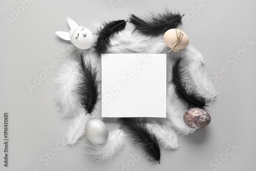 Feathers, decorated Easter ...