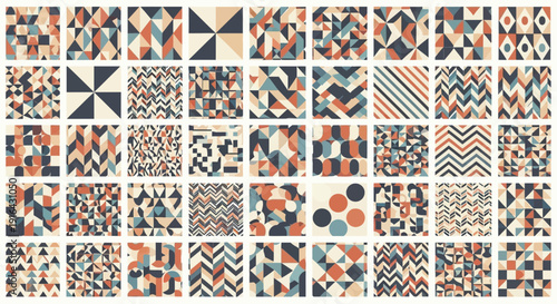 Vibrant sound wave graphic with colorful bars on beige background representing music and audio visualization technology