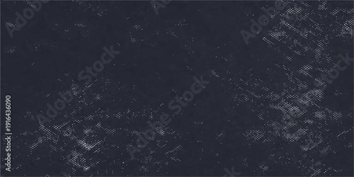 A dark blue abstract grunge background with space for text features a cosmic nebula texture filled with scattered white stars reminiscent of a cold winter night sky