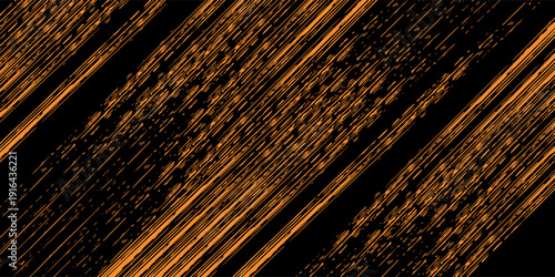 orange black brush Car sticker wrap pattern banner abstract sporty lines eps 10.