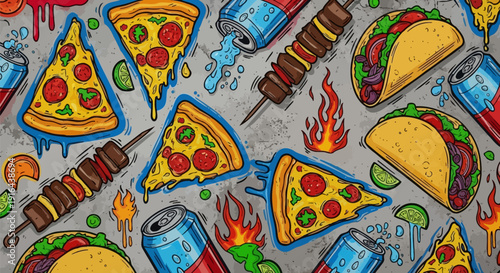 Layered ocean depths with wavy blue and white strata illustrating underwater marine life and ecosystems