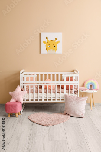 Interior of stylish baby ro...