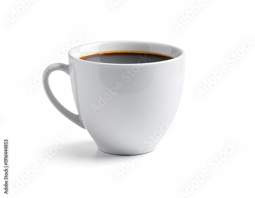 Wallpaper Mural White mug filled with dark, steaming coffee Torontodigital.ca