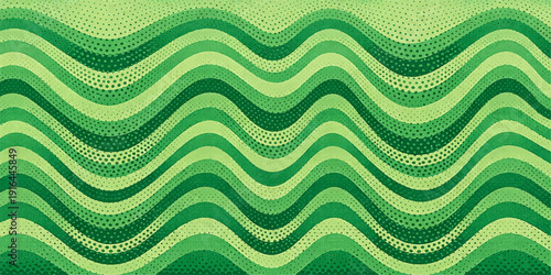 Seamless blue abstract wave pattern with flowing ocean lines for decorative wallpaper or fabric design