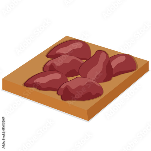 chicken liver, nutrient dense organ meat.