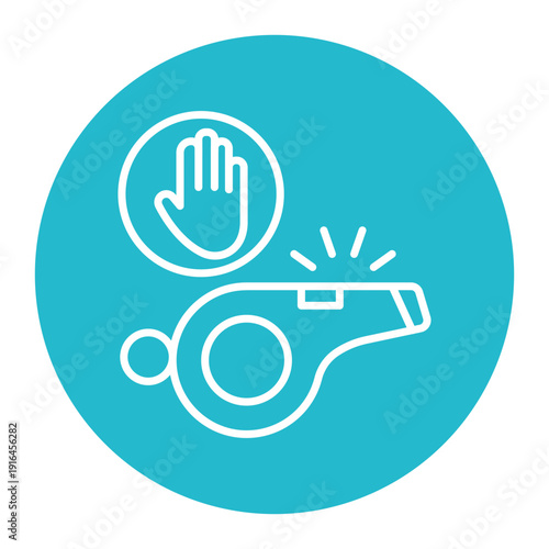 Whistle Stopping Icon