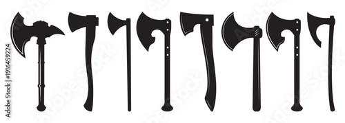  axe bundle silhouette crossed axe