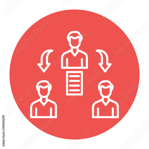 Delegating Task Icon