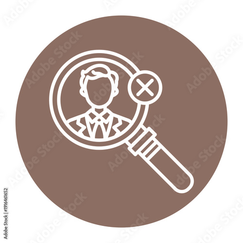 Not Suitable Candidate Icon