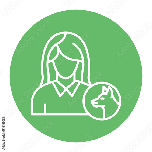 Animal Handler Female Icon