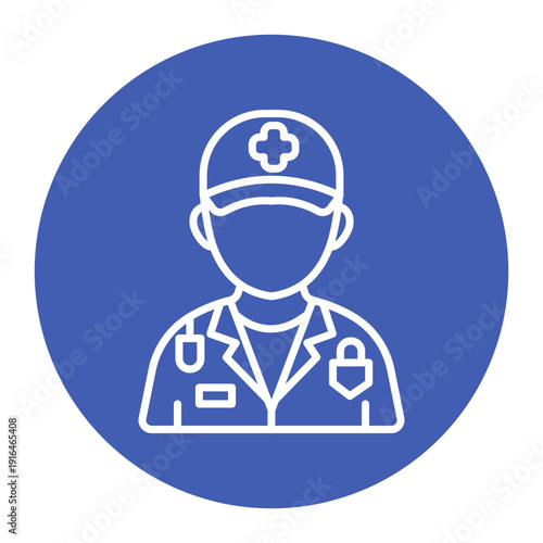 Paramedic Male Icon
