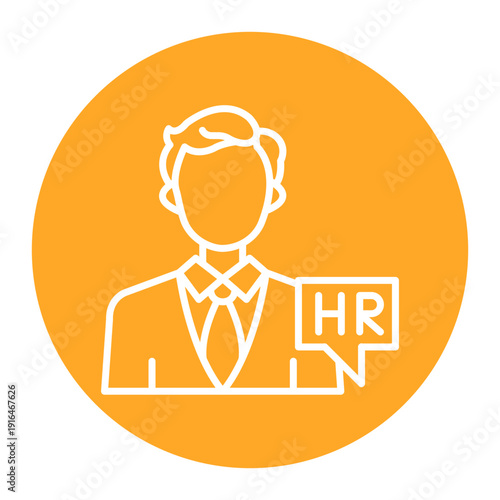 Hr Specialist Male Icon