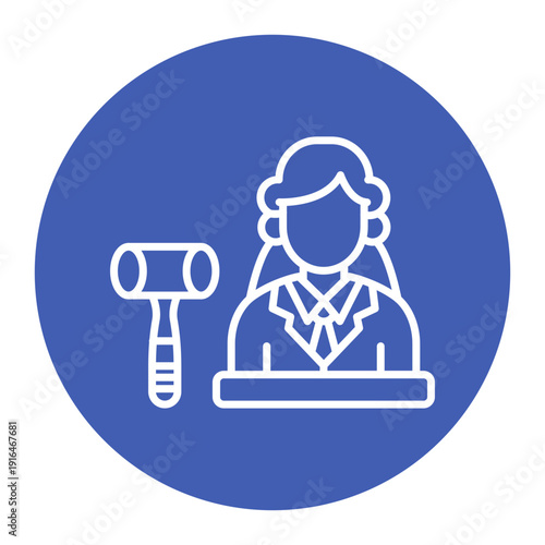 Judge Female Icon