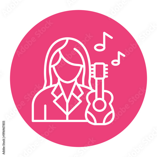 Musician Female Icon