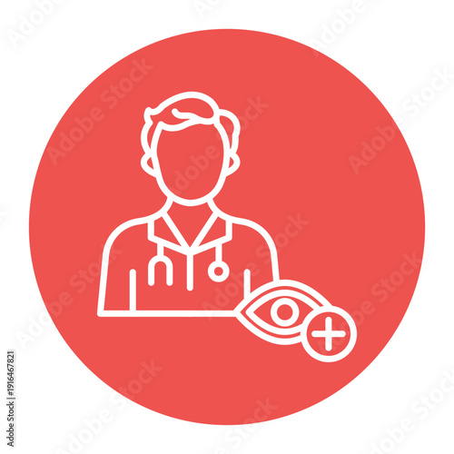 Optometrist Male Icon