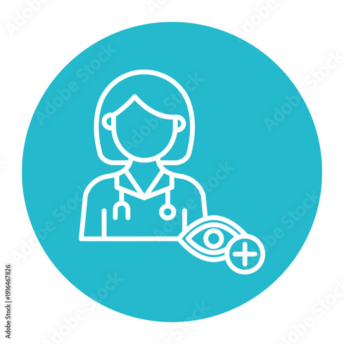 Optometrist Female Icon