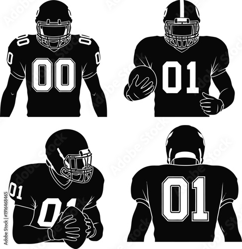 American football player jersey designs