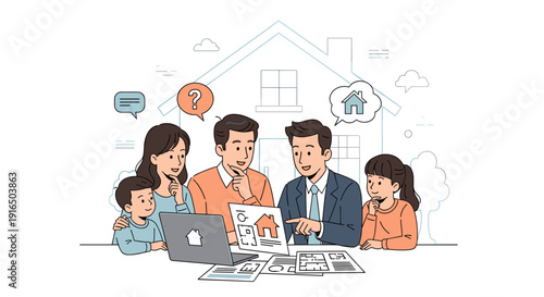 Family Meeting with Real Estate Agent.