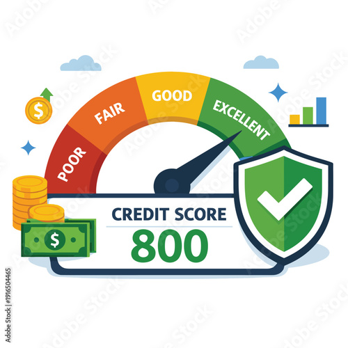 Credit Score Assessment with Financial Elements
