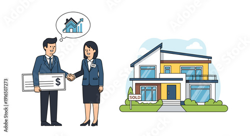 Real Estate Agent Handing Over House Keys 4.