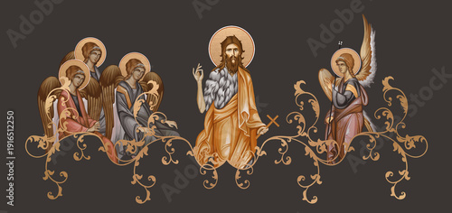 Cuadro en lienzo John the Baptist