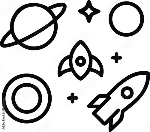 Minimalist icon representing a vector file with subtle gradient shading