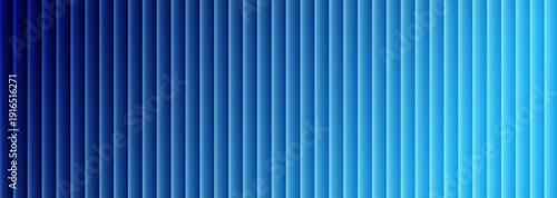 Cuadro en lienzo Abstract vertical blue gradient stripes forming a textured background pattern tr