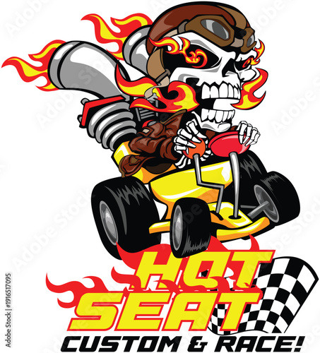 Vector for automotive or custom culture hobbies. Original artwork.