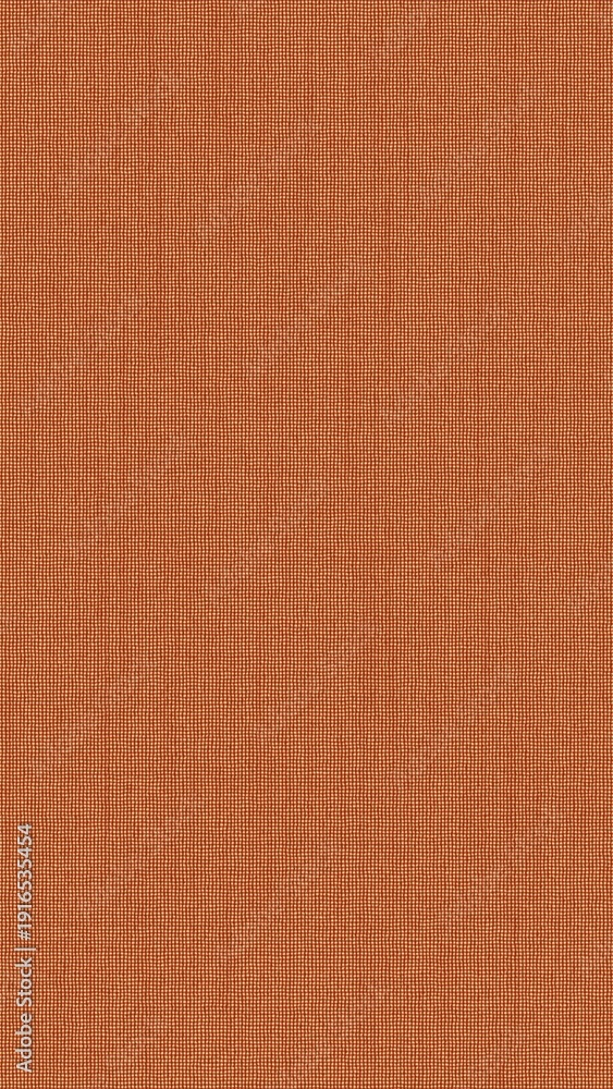 Fototapeta premium Orange Woven Fabric Texture with Fine Grid Pattern. 3D rendering illustration