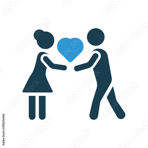 Tableau sur toile gracious icons outline and Flat Style,transparent background