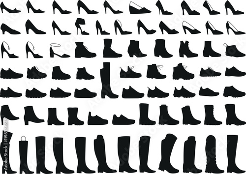 Happy family with two children hiking on a mountain trail during autumn season enjoying the beautiful outdoor nature landscape and fresh air together