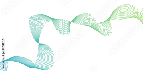 Abstract green background with blue waves and a leaf pattern featuring a nature vector illustration of a whale and fish in the ocean