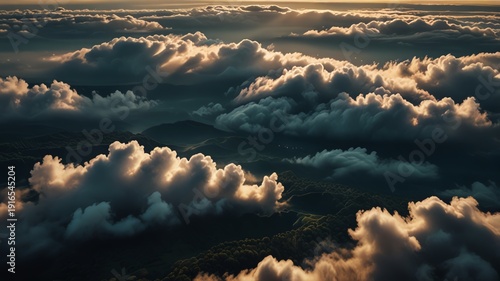 Wallpaper Mural sunrise over the mountains Torontodigital.ca