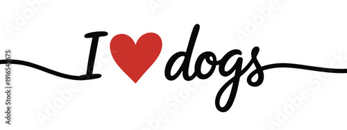 Heartfelt Expression of Love for Dogs