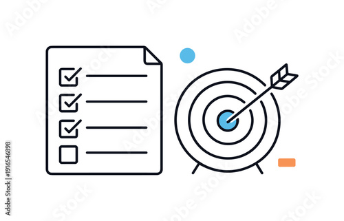 Intentional focus planning and clear task execution in a modern professional routine where priorities feel manageable, a simple checklist paired with