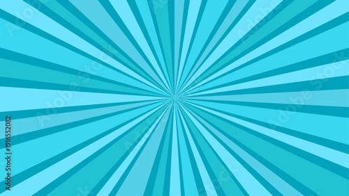 Retro blue radial line background material